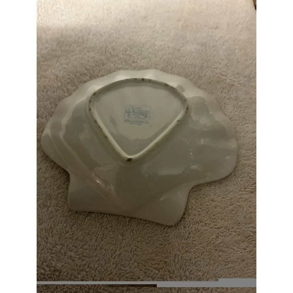 Mount Clemens Shell Trinket Dish Multicolor Floral Bathroom Accessory